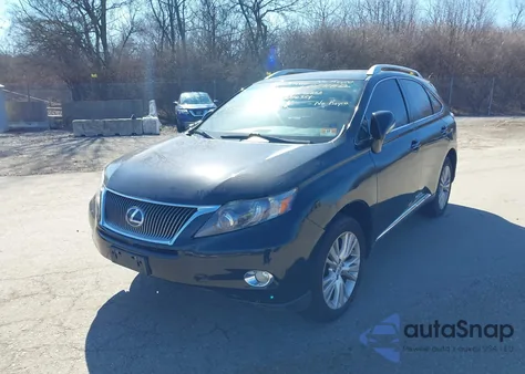 2011 Lexus Rx 450 z USA, uszkodzony, nr VIN JTJBC1BA4B2036354